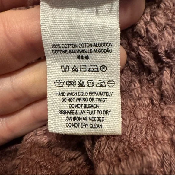 Free People Textured Knit Jacket in Plum - Picture 10 of 11